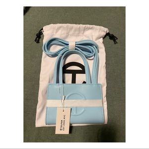 Telfar Small Pool Blue Shopping Bag